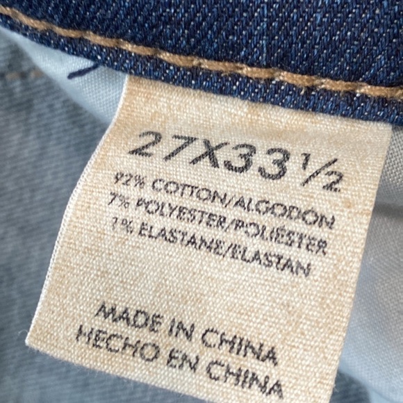 BKE Payton Bootcut Stretch Dark Wash Mid Rise BUCKLE Jeans 27L 27x33 1/2 Long - Picture 16 of 16